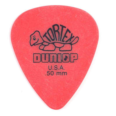 Dunlop 418P50 Tortex Standard .50mm Guitar Picks (12-Pack)