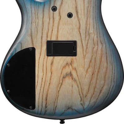 Ibanez SR605E SR Standard 5-String Bass Guitar, Cosmic Blue Starburst Flat image 3