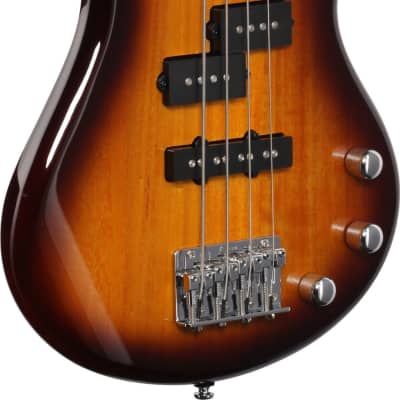 Ibanez GSR Mikro Compact 4-String Electric Bass Brown Sunburst image 4