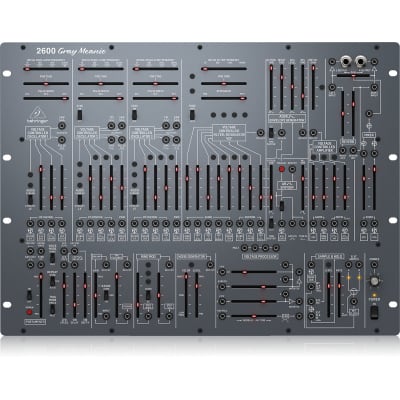 Behringer 2600 Gray Meanie Analog Synth 8U Rack-Mount Format w/ Spring Reverb image 1