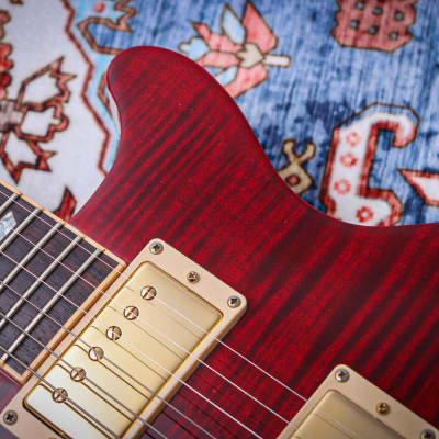 GIBSON USA Les Paul Standard Double Cutaway Plus "Trans Red + Rosewood" (2005) image 7