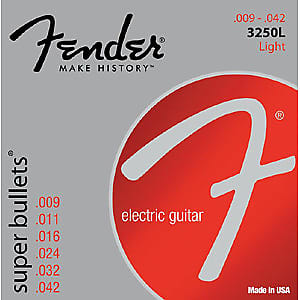 Fender Super Bullets Light Electric Guitar Strings 9-42 image 1