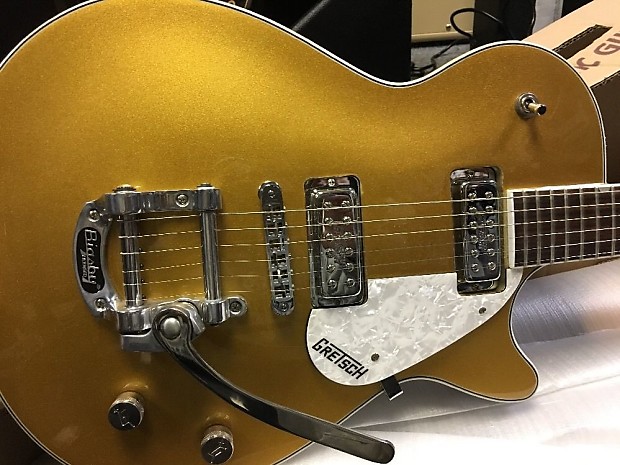 Gold discount gretsch guitar
