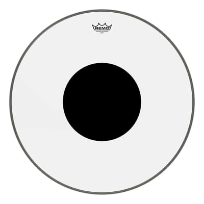 Remo CS0315-10 Clear Controlled Sound Drum Head - 15-Inch - Black Dot on Top image 10