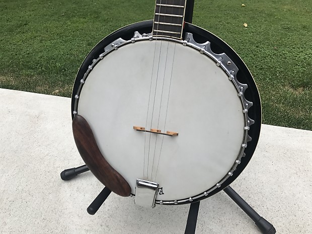 Vintage Global 5 String Closed Back Banjo Reverb
