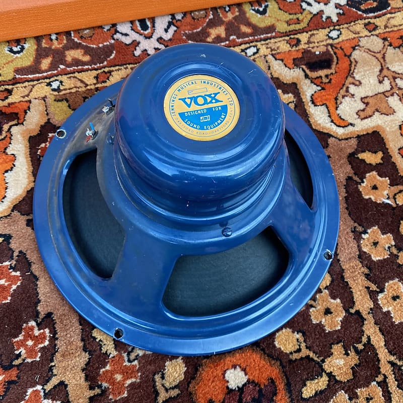 Vintage 1964 Celestion Vox G12 15ohm T727 Blue Alnico 12" Reverb