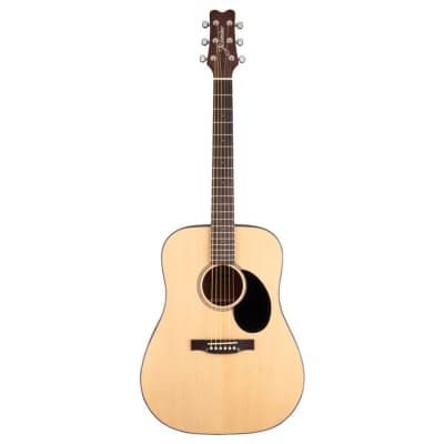 Jasmine JD39-NAT Dreadnought Acoustic Guitar with Case, Natural image 1