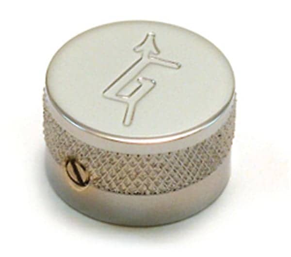 Genuine Gretsch Electromatic 6mm Split Shaft Guitar Knob, NICKEL 006-2700-000 image 1