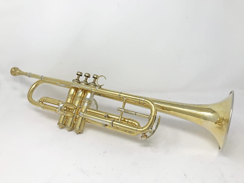 1926 Keefer Philharmonic Trumpet Highly Engraved Gold Plated | Reverb