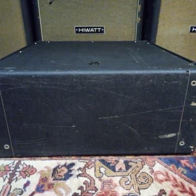 1970 Sound City L110 4x12 Lead Guitar Speaker Cabinet Original Fane 122190 Pulsonic Speakers Solid Plywood Cabinet image 9