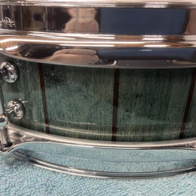 Custom Maple Stave 13”x3.5” piccolo snare drum - Gloss Oil Polyurethane image 3
