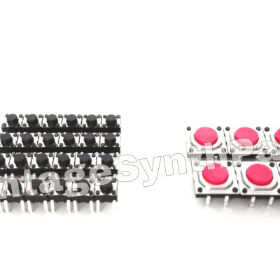 Akai MPC-500 Pushbuttons Tact Switches Full Set Of 30 Microswitch Mpc500