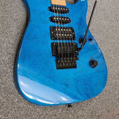 Fender HM Strat Bluestone 1991 Blue image 2