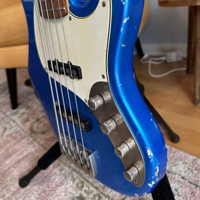 Sandberg Sandberg California II TT 5-String Electric Bass #39802 2022 - Reliced Blue image 3
