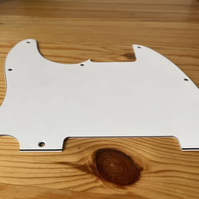 Unbranded Left Handed Esquire Pickguard Relic/Distressed White image 3
