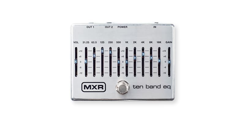 MXR M108S - Ten Band Equalizer - silver | Reverb Greece