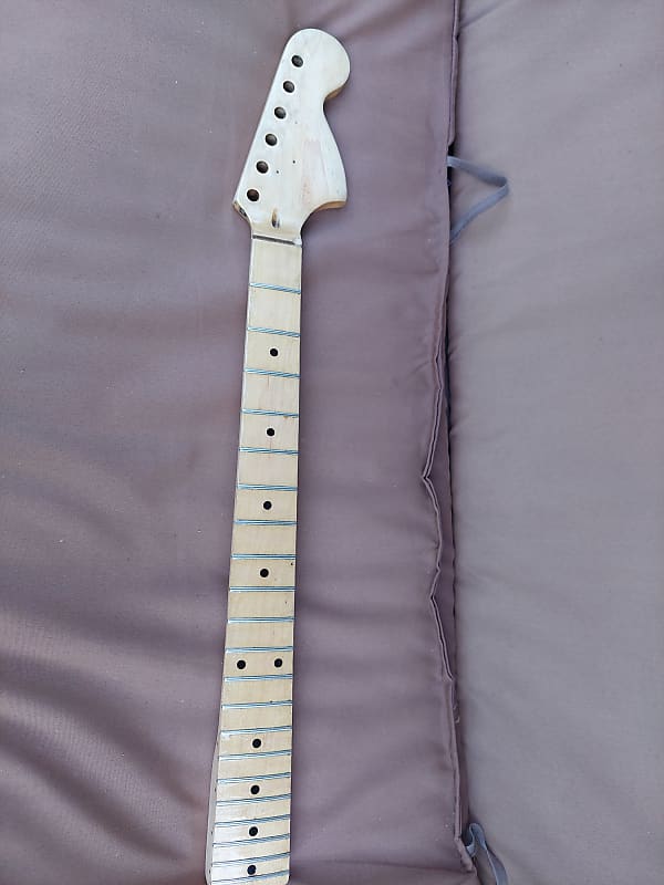 Squier Affinity Series Stratocaster Neck Maple fretboard 70's Big Headstock refinished image 1