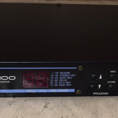 Yamaha REV100 Digital Reverberator | Reverb