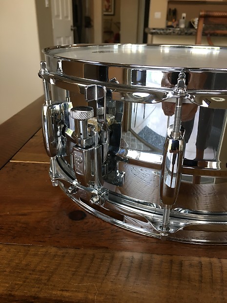 Pearl Mirror Chrome Steel Shell Snare Drum 5.5”x 14”