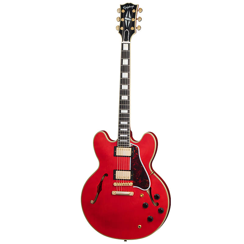 Epiphone Inspired by Gibson Custom 1959 ES-355 Cherry Red | Reverb