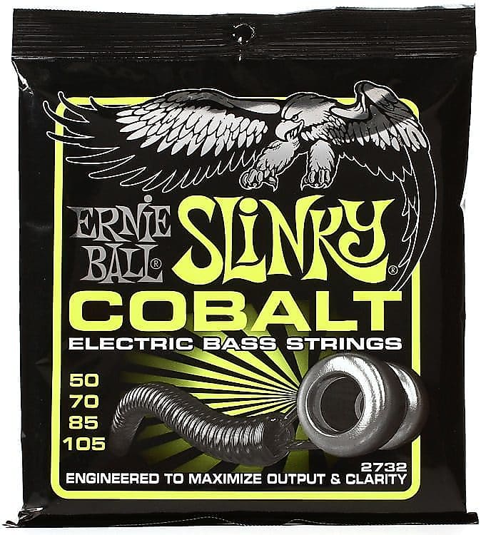 Ernie Ball 2732 Cobalt Regular Slinky Electric Bass Strings, .050 - .105 image 1