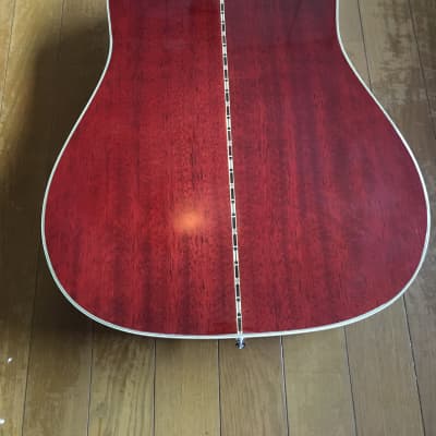 Takamine Elite HM-30 Dove Cherry burst 70s vintage Japan