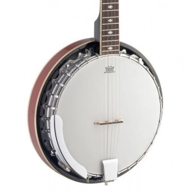 Stagg 5-string Bluegrass Banjo Deluxe w/ metal pot image 2