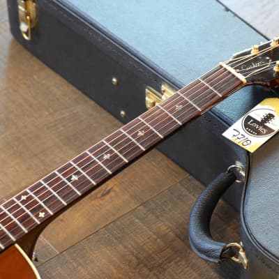 2007 Gibson Custom Shop Ren Ferguson Masterbuild J-45 Quilted Mahogany Custom Acoustic/ Electric Guitar Honey Burst w/ Double Pickguard + COA OHSC image 3