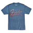 Fender Since 1954 Strat T-Shirt Tee Shirt Short Sleeve Blue Extra Large XL