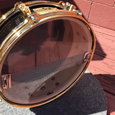 DW/ PDP Eric Hernandez 13'' (Bruno Mars) Signature 4x13" Maple Snare drum in Glossy Black Lqr. image 6