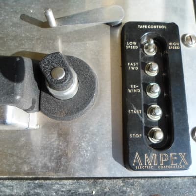 Ampex  300 Tape Recorder Transport & Case 1950's Military Version image 3