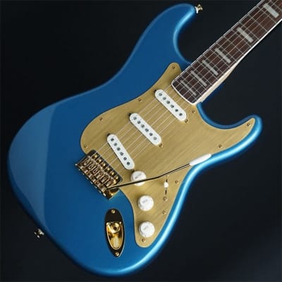 Squier by Fender [USED] 40th Anniversary Stratocaster Gold Edition (Lake Placid Blue/Laurel Fingerboard) [SN.ISSK21003684] for sale