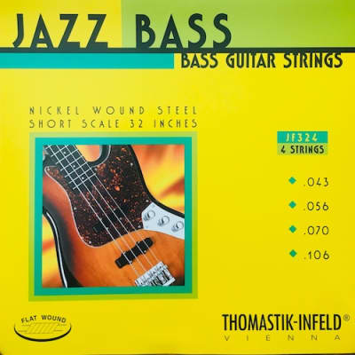 Thomastik Infeld JF324 Nickel Flat Wound Jazz Bass Strings short scale 43-106 image 1