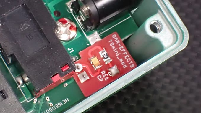 ギター TUBE SCREAMER MINI mod by OAK-EFFECTS OAK-EFFECTS TSMINI RCmod Ibanez TUBE SCREAMER MINI mod by
