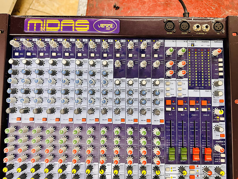 Midas Venice 160 Audio Mixer w/Rack Kit - Tested and Working Midas Venice 160 Audio Mixer w/Rack Kit - Tested and Working