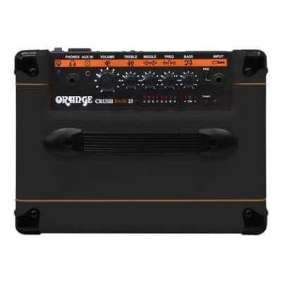 Orange Crush25 Bass Guitar Amplifier Combo 1x8 25 Watts Black image 7