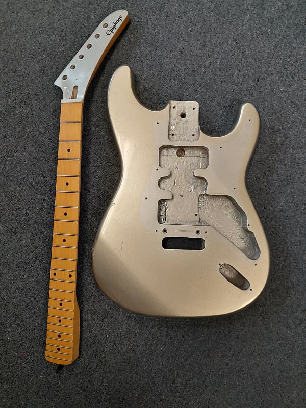 Epiphone S-310 husk Early 90s - Silver | Reverb