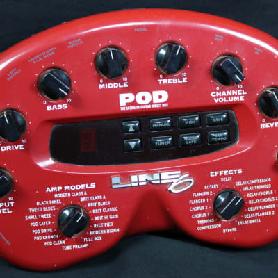 Line 6 POD + Floorboard w/ Power Supply & Carrying Case image 1