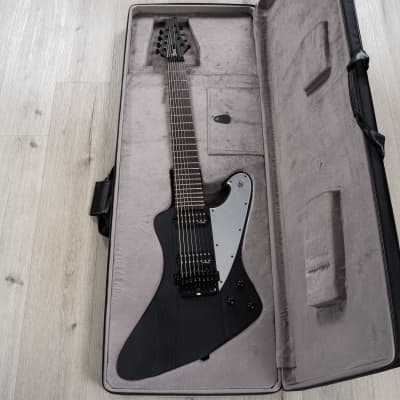 Ibanez FTM33 Fredrik Thordendal 8-String Electric Guitar Weathered Black image 10