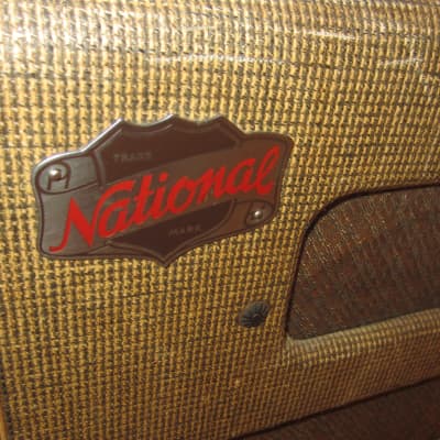 Vintage Circa 1957 National Chicago 51 Combo Tube Amp - Tweed image 2