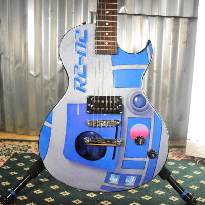 Star Wars Peavey Single Cut Electric Guitar (R2D2) image 2