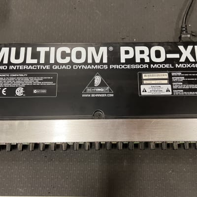 Behringer Multicom Pro-XL MDX4600 4-Channel Audio Interactive Dynamics Processor 2010s - Black / Silver image 2