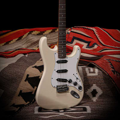 1994 Fender Stratocaster 70's Reissue MIJ "Olympic White" image 2