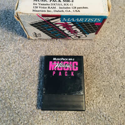 *RARE* YAMAHA RAM Card - 128 Patches- MAARTISTS MUSIC PACK MR-2 DX7/DX5/DX1/RX11 image 3
