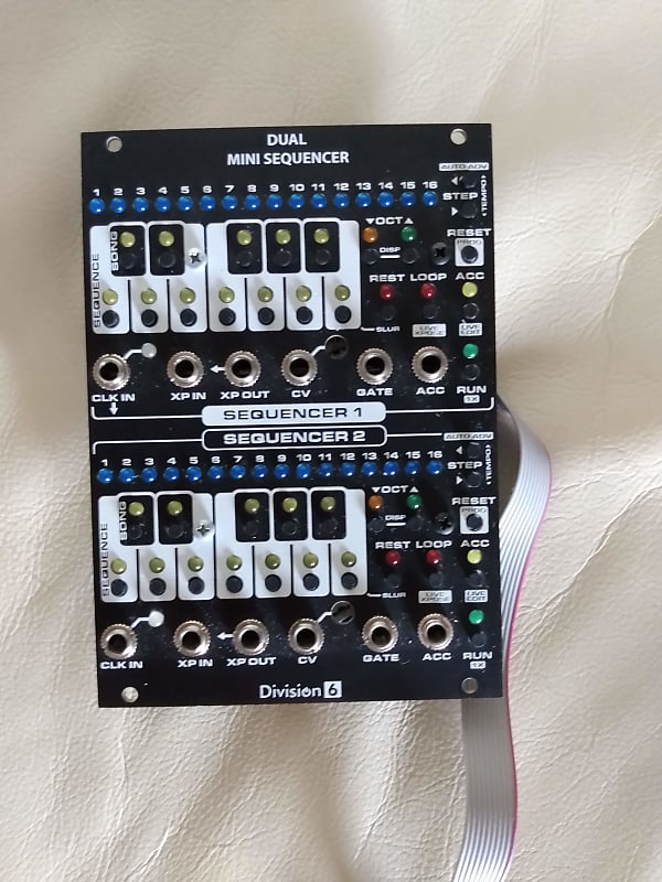 Division Six Dual Mini Sequencer + Synth Voice