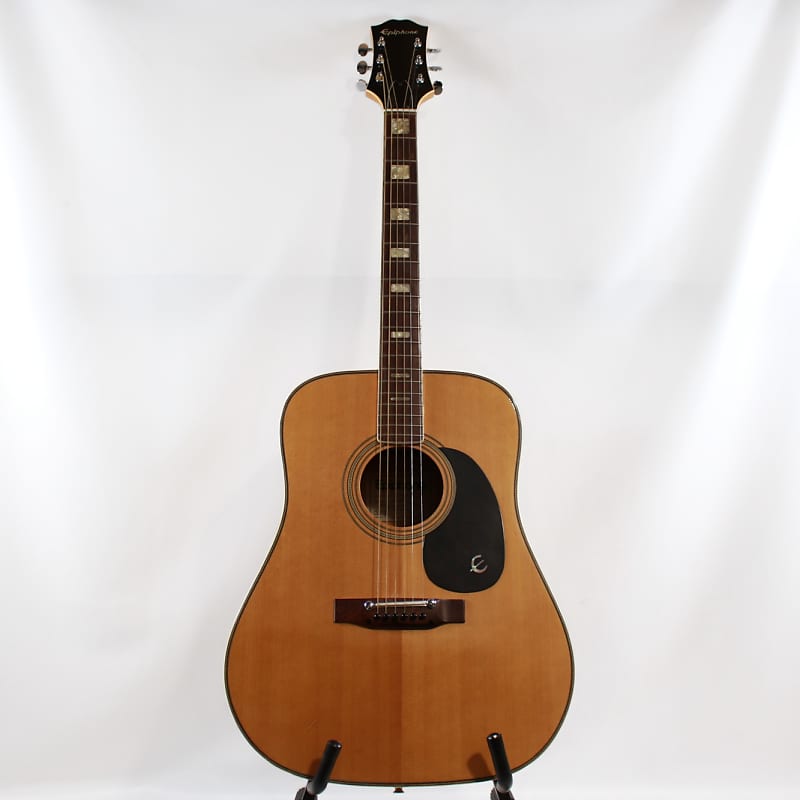 Vintage Epiphone FT-150BL Dreadnought Acoustic Guitar | Reverb