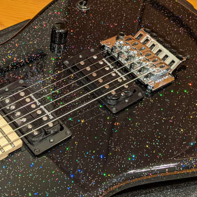Jackson USA 2016  San Dimas Custom Shop Black Holoflake Guitar w/OHSC & All Case Candy, MINT! image 6