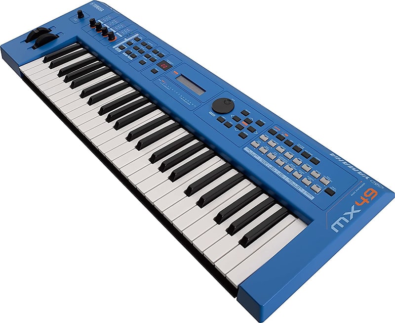 Yamaha MX49 49-Key Synthesizer BLUE image 1