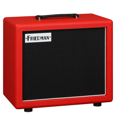 FRIEDMAN JEL-112 CAB 1x12” Jake E Lee Signature Celestion Creamback Speaker Cabinet - Red image 2