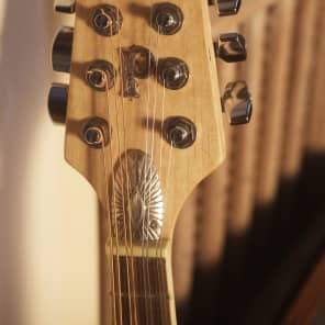 Postal Handmade Meteor 8 String Electronic Mandolin  Antique Walnut Fender Pickup  Road Worn image 9